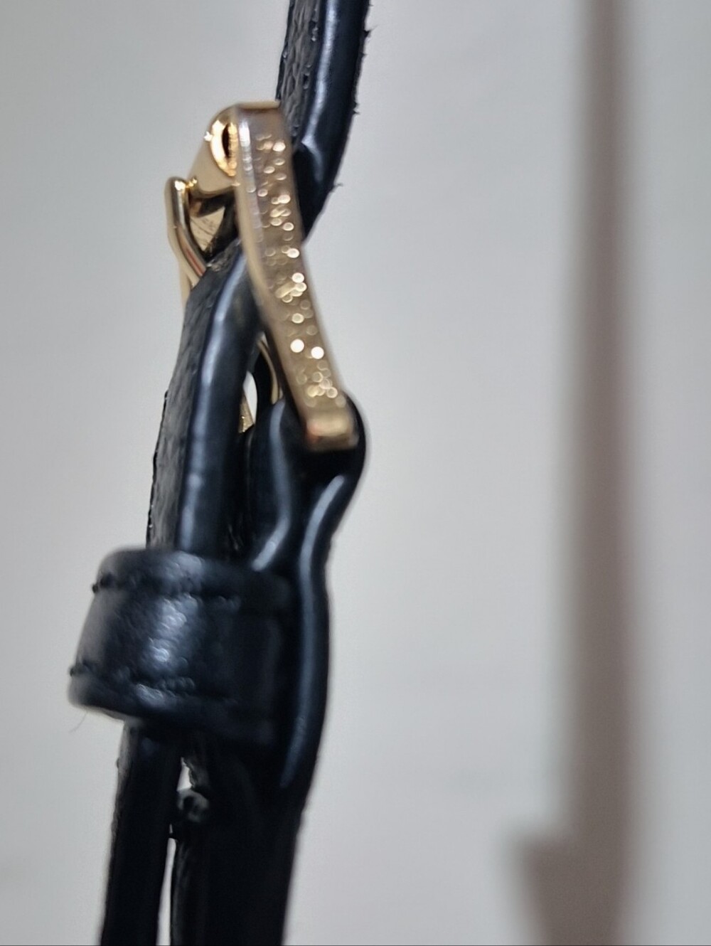 Black Leather Crossbody - Picture 3 of 9